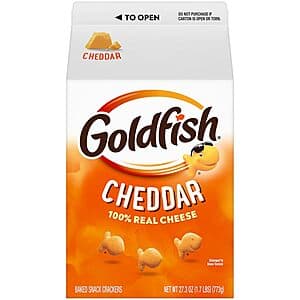 Select Accounts: 27.3-Oz Goldfish Cheese Crackers (Cheddar) $5.35 w/ S&S