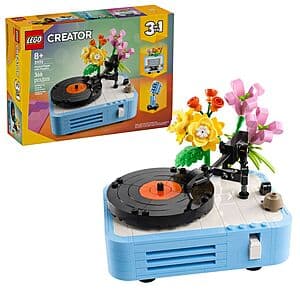 Select LEGO Sets 30% Off: 366-Pc LEGO Creator 3 in 1 Record Player w/ Flowers $21 & More + Free Pickup