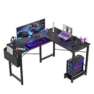 50" Sweetcrispy L-Shaped Reversible Computer Desk $47.35 + Free Shipping