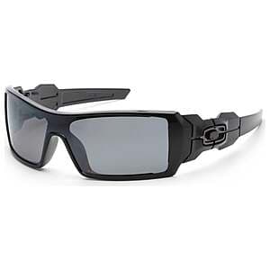 Oakley Oil Rig Men's Rectangular Polarized Sunglasses (Black) $60 + Free Shipping