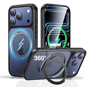 SMARTDEVIL iPhone 17 Case with 360° Magnetic Stand (Various) from $4.75