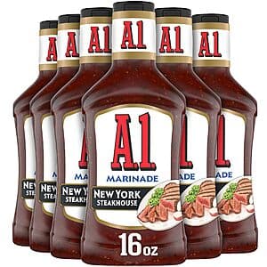 Select Accounts: 6-Pk 16-Oz A.1. New York Steakhouse Marinade $12.15 w/ S&S