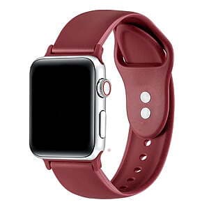 Posh Tech Silicone Apple Watch Replacement Band (Various Colors) from $1.40