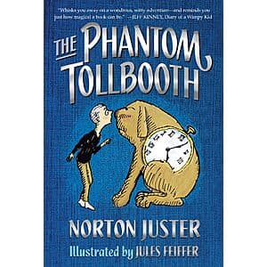 The Phantom Tollbooth eBook cover featuring the classic illustrated design with the protagonist and his tollbooth adventure.