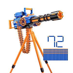 ZURU XSHOT Insanity Motorized Rage Fire Toy Dart Blaster w/ 72 Darts & Tripod $23.50 + Free Store Pickup