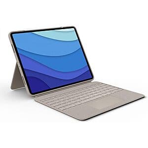 Logitech 12.9" iPad Pro Combo Touch Keyboard Case (5th/6th Gen, Sand) $130 + Free Shipping $129.99