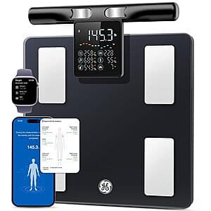 GE 8-Electrode Smart Digital Weight Scale $60 + Free S&H
