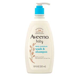 18-oz Aveeno Baby Daily Moisture Gentle Body Wash & Shampoo $6.75 w/ Subscribe & Save