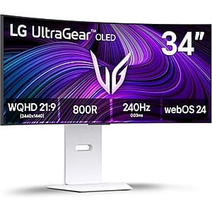 34" LG Ultragear 34GX90SA-W WQHD 240Hz OLED Curved Gaming Monitor $679.75 + Free Shipping