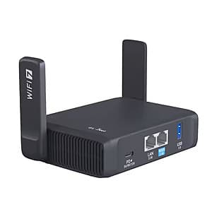 GL.iNet GL-BE3600 (Slate 7) Pocket-Sized Wi-Fi 7 Portable Travel Router $101.75 + Free Shipping