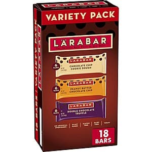 18-Count 1.6-Oz Larabar Chocolate Fruit & Nut Bars (Variety Pack) 2 for $26 & More w/ Subscribe & Save