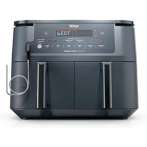 10-Quart Ninja Foodi XL DualZone 6-in-1 Smart Air Fryer w/ Thermometer Probe $130 + Free Shipping