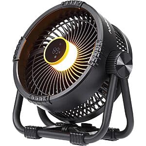 BougeRV 20000mAh Rechargeable Camping Fan w/ Light & App Control $49.80 + Free S&H
