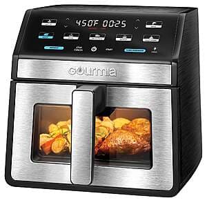 Costco Members: 8-Quart Gourmia Digital Air Fryer w/ Window & Light Function $45 + $5 S/H