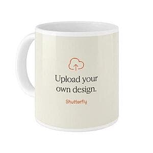 Shutterfly: 11-Oz White Photo Mugs (Various) $5 + Free S&H