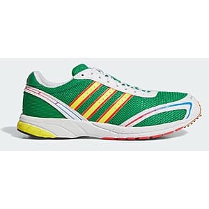 adidas Men's Adizero Adios OG Shoes (Green / Cloud White / Bright Red) $37.40 + Free Shipping