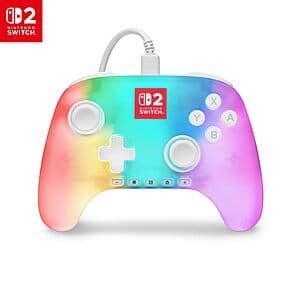 PowerA Advantage Wired Controller for Nintendo Switch 2 (Lumectra White) $20