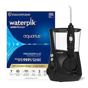 Waterpik Aquarius Water Flosser w/ 10 Settings, 7 Tips (Various) $50 + Free Shipping