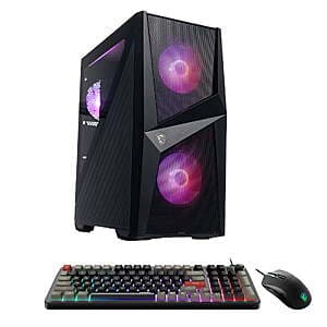 MSI Codex Z2C black gaming desktop tower with side panel design.