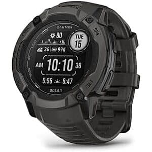 Garmin Instinct 2X Solar 50mm GPS Smartwatch w/ Solar Charging (Graphite) $253.60 + Free S/H