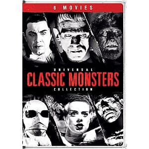 Universal Classic Original Monsters: 6-Movie Collection (DVD) $9.50