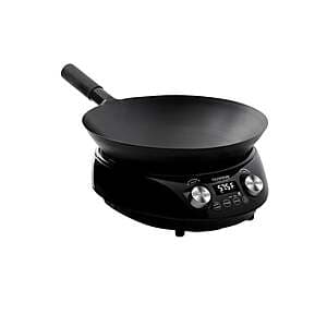 Costco Members: Nuwave Induction Hot Wok w/ 14" Carbon Steel Wok + Glass Lid $50 + $3 Shipping