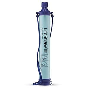 Prime Members: LifeStraw Personal Water Filter (Blue) $7.55 w/ Subscribe & Save + Free Shipping