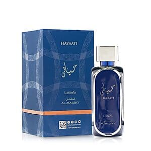 3.4-oz Men's Lattafa Hayaati Al Maleky Eau de Parfum Spray $13.20