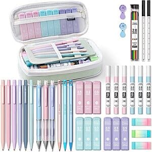 36-Piece Four Candies Mechanical Pencil Set (0.5/0.7/0.9/2.0mm) w/ 624 Refills From $14.30 w/ Subscribe & Save