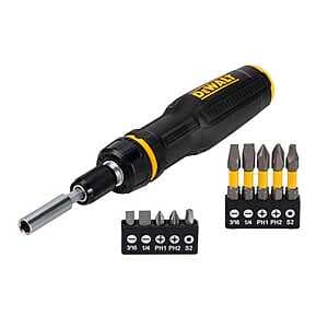 10-Pc DeWALT Max Fit Telescoping Ratcheting Multi-Bit Combination Screwdriver Set $13.95 + Free Shipping