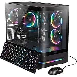 Acer Nitro 65 Desktop: Ryzen 7 8700F, 16GB DDR5, 1TB SSD, RX 9060 XT $1200 + Free S&H