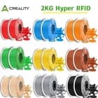 2-Pk 1kg 1.75mm Creality Hyper PLA RFID 3D Printing Filament Spools $27.20 + Free S&H