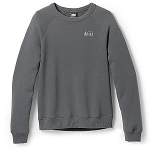REI Co-op Men's Logo Crew Sweatshirt (Asphalt or Stone Green) $26.85 + Free Store Pickup