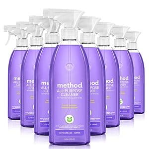 8-Pk 28-Oz Method All Purpose Cleaner Spray (French Lavender) $20.15 w/ S&S
