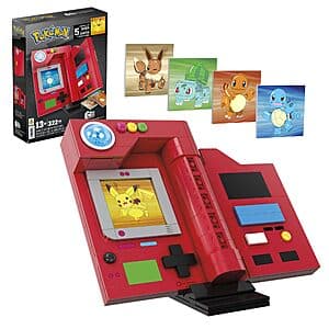 322-Piece MEGA Pokemon Kanto Region Pokedex $10