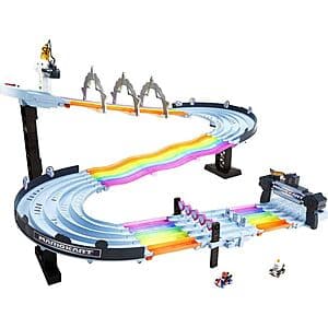 Hot Wheels Nintendo Mario Kart Rainbow Road Raceway Track Set w/ 2 Vehicles $87.50 + Free Shipping