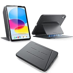 ESR iPad A16 11th/10th Gen Case w/ Stand Cover (Black or Pink) $9