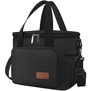 Femuar Reusable Insulated Lunch Box w/ Shoulder Strap $8