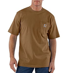 Carhartt Men's Workwear Short Sleeve Pocket T-Shirt $14 + Free S/H Orders $25+