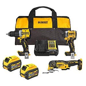 DEWALT 20V MAX 3-Tool Combo Kit w/ 2x 6.0 Ah Batteries & Charger + Bonus Tool $399 + Free Shipping