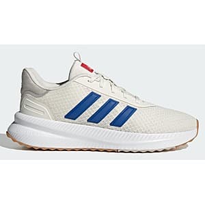 adidas X_PLR Path men's sneaker in Core White, Royal Blue, and Beige colorway.