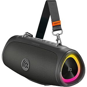 TAZATA 60W Portable Bluetooth Speaker $26.90