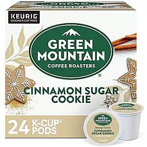 24-Count Green Mountain K-Cups for Keurig (Cinnamon Sugar Cookie, Medium Roast) $7.25 + Free Shipping