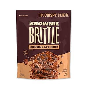 14-Oz Brownie Brittle Thin and Crispy Brownie Bites (Chocolate Chip) $3 & More