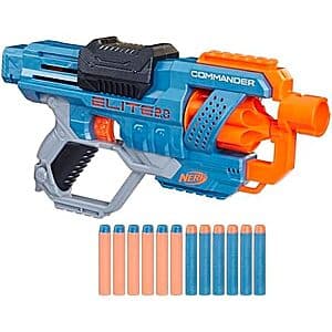 NERF Elite 2.0 Commander RD-6 Blaster w/ 12 Darts $4.25