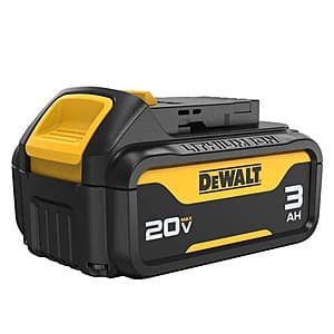 DEWALT 20V MAX Premium Lithium-Ion 3.0Ah Battery Pack (DCB200) $39 + Free Shipping