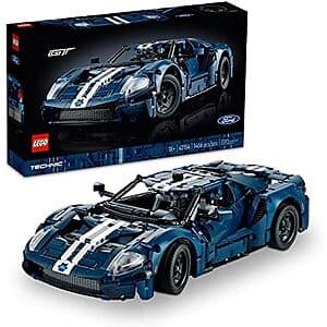 1466-Piece LEGO Technic 2022 Ford GT Car Building Kit $80 + Free S&H