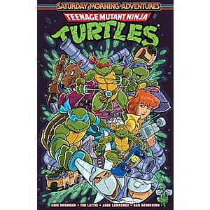 Teenage Mutant Ninja Turtles IDW eBook collection box art featuring the iconic TMNT characters.