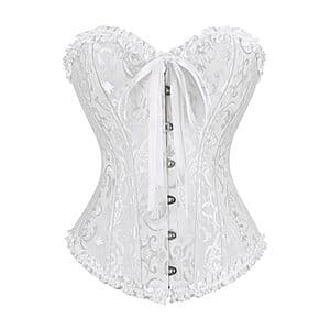 frawirshau Women's Overbust Costume Corset (black or white) from $11.35