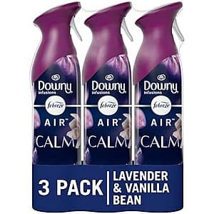 Select Accounts: 3-Pk 8.8-Oz Febreze Air Mist Odor-Fighting Air Freshener (Downy Calm) $5.45 w/ Subscribe & Save